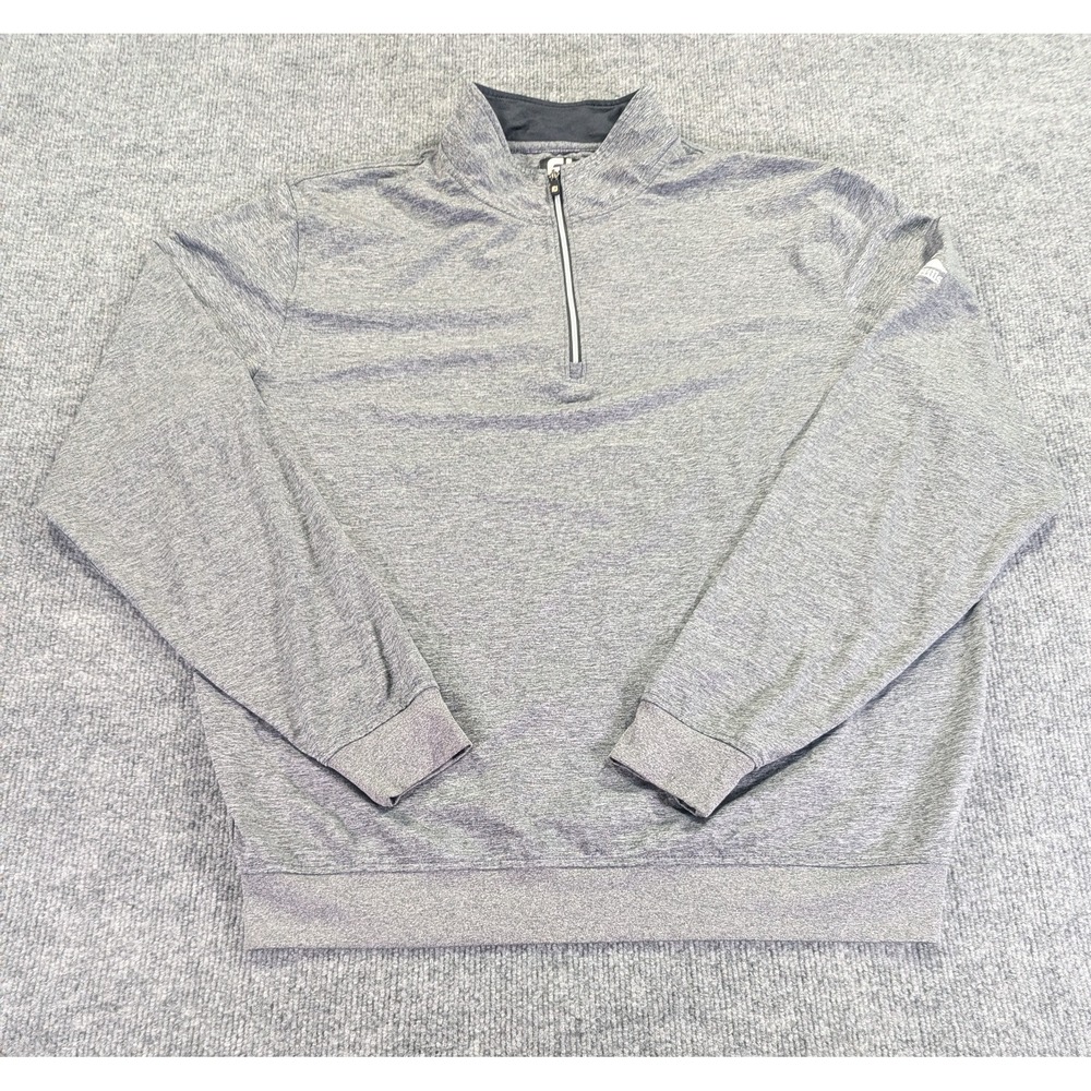 FootJoy Performance Pullover 1/4 Zip Men's Size Large Heather Gray